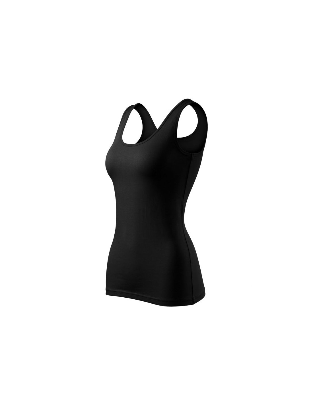 Malfini Malfini Γυναικεία Διαφημιστική Μπλούζα Αμάνικη σε Μαύρο Χρώμα MLI-13601