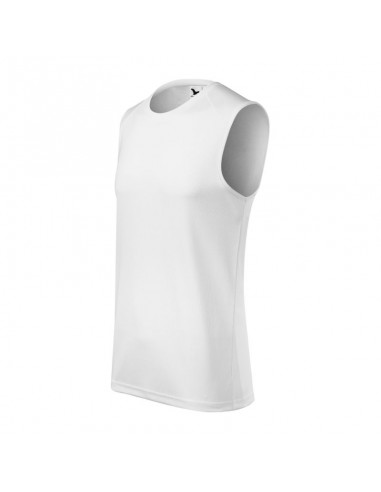 Malfini Ανδρική Διαφημιστική Μπλούζα Αμάνικη σε Λευκό Χρώμα MLI-82000