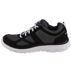 Skechers Burns 52635-BKW Ανδρικά Αθλητικά Παπούτσια Running Μαύρα