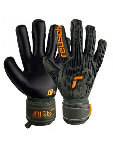 Reusch Attrakt Freegel Silver 5370035-5555 Γάντια Τερματοφύλακα Ενηλίκων Πράσινα