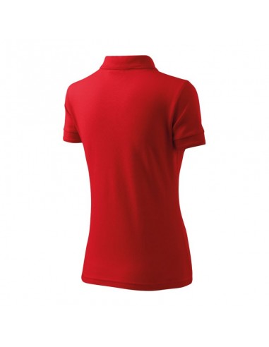 Adler Pique Γυναικεία Διαφημιστική Μπλούζα Κοντομάνικη σε Κόκκινο Χρώμα MLI-21007