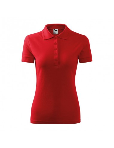 Adler Pique Γυναικεία Διαφημιστική Μπλούζα Κοντομάνικη σε Κόκκινο Χρώμα MLI-21007