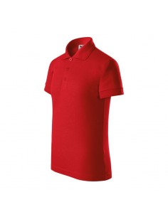 Malfini Παιδικό Καλοκαιρινό Polo Κοντομάνικο Κόκκινο MLI-22207