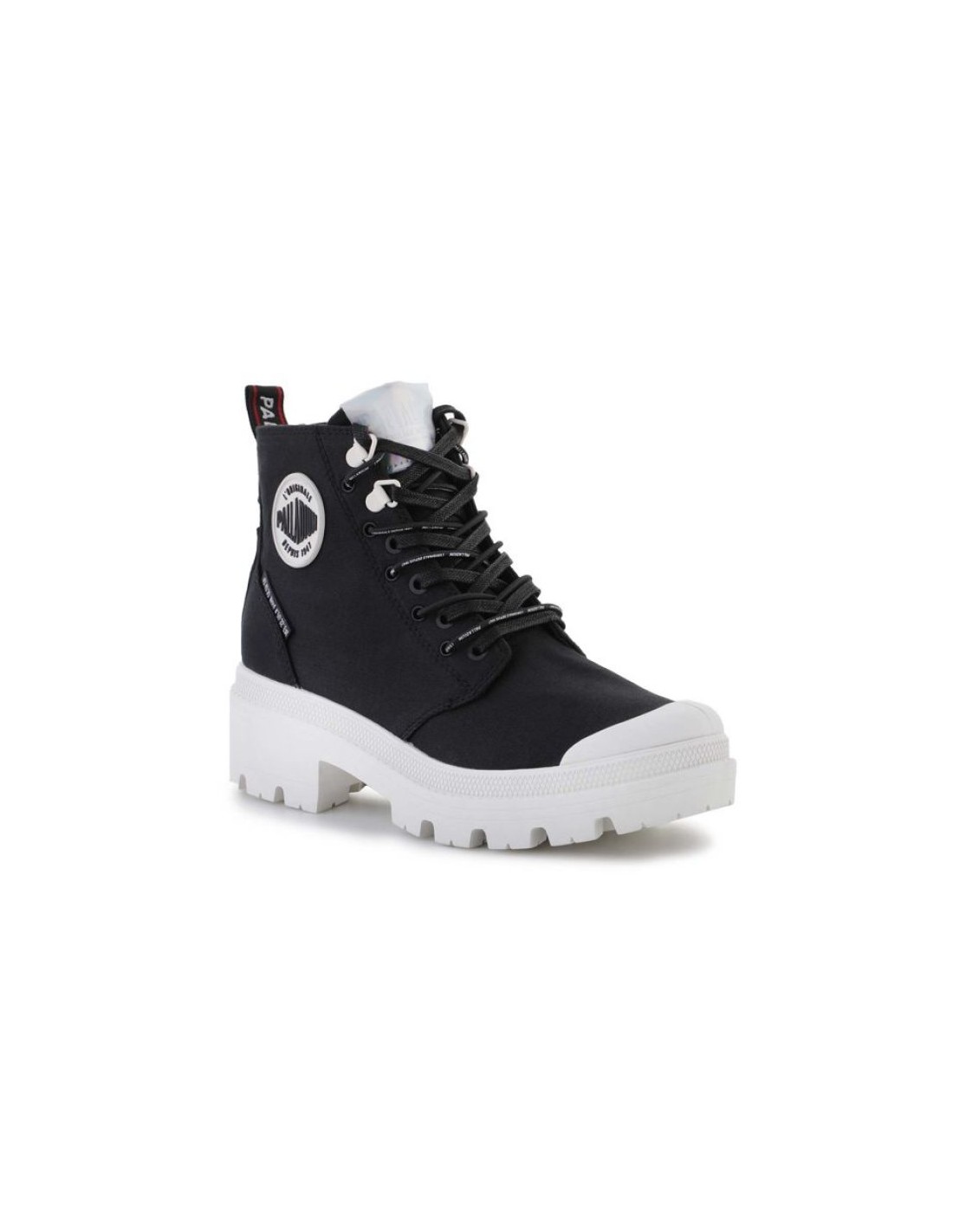 Palladium Pampa Mono Γυναικεία Μποτάκια Ροζ 77321-613-M