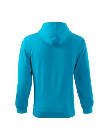 Malfini Ανδρική Φούτερ Ζακέτα με Κουκούλα και Τσέπες Μπλε MLI-41044