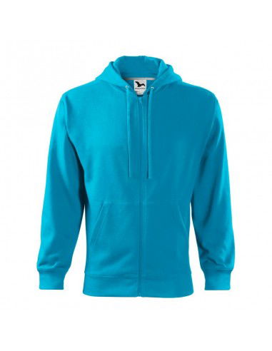 Malfini Ανδρική Φούτερ Ζακέτα με Κουκούλα και Τσέπες Μπλε MLI-41044