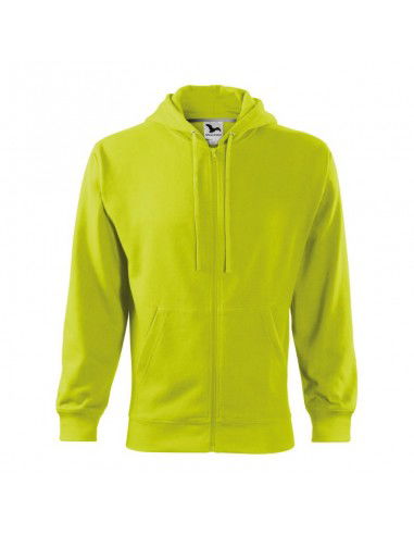 Malfini Ανδρική Φούτερ Ζακέτα με Κουκούλα και Τσέπες Πράσινη MLI-41062