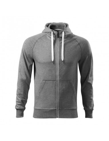 Malfini Ανδρική Φούτερ Ζακέτα με Κουκούλα και Τσέπες Γκρι MLI-45212