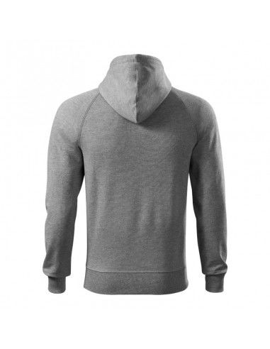 Malfini Ανδρική Φούτερ Ζακέτα με Κουκούλα και Τσέπες Γκρι MLI-45212