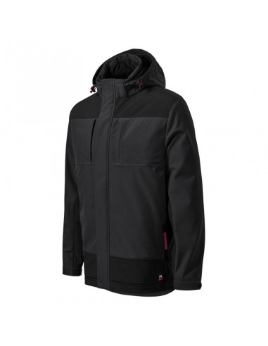 Rimeck Vertex Ανδρικό Χειμωνιάτικο Μπουφάν Softshell Αδιάβροχο και Αντιανεμικό Μαύρο MLI-W5594