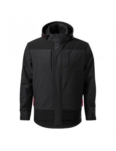 Rimeck Vertex Ανδρικό Χειμωνιάτικο Μπουφάν Softshell Αδιάβροχο και Αντιανεμικό Μαύρο MLI-W5594