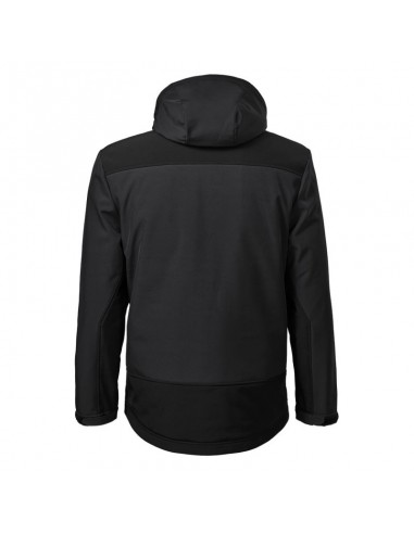 Rimeck Vertex Ανδρικό Χειμωνιάτικο Μπουφάν Softshell Αδιάβροχο και Αντιανεμικό Μαύρο MLI-W5594