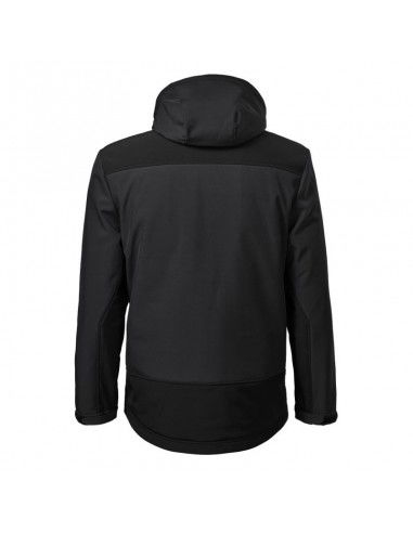 Rimeck Vertex Ανδρικό Χειμωνιάτικο Μπουφάν Softshell Αδιάβροχο και Αντιανεμικό Μαύρο MLI-W5594