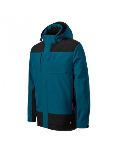 Rimeck Vertex Ανδρικό Χειμωνιάτικο Μπουφάν Softshell Αδιάβροχο και Αντιανεμικό Μπλε MLI-W5593