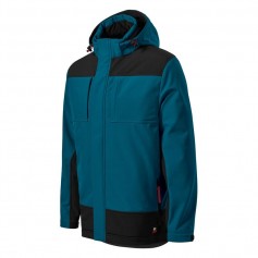 Rimeck Vertex Ανδρικό Χειμωνιάτικο Μπουφάν Softshell Αδιάβροχο και Αντιανεμικό Μπλε MLI-W5593
