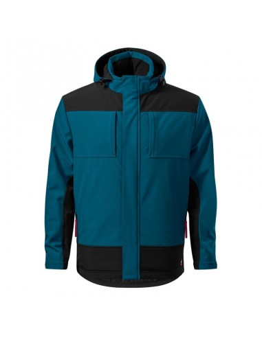 Rimeck Vertex Ανδρικό Χειμωνιάτικο Μπουφάν Softshell Αδιάβροχο και Αντιανεμικό Μπλε MLI-W5593