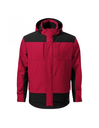 Rimeck Vertex Ανδρικό Χειμωνιάτικο Μπουφάν Softshell Αδιάβροχο και Αντιανεμικό Κόκκινο MLI-W5523