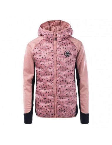 Elbrus Παιδικό Casual Μπουφάν Κοντό με Κουκούλα Ροζ Emini 92800439276