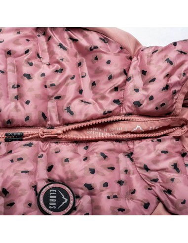 Elbrus Παιδικό Casual Μπουφάν Κοντό με Κουκούλα Ροζ Emini 92800439276