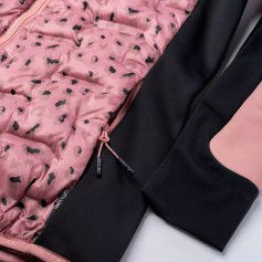 Elbrus Παιδικό Casual Μπουφάν Κοντό με Κουκούλα Ροζ Emini 92800439276