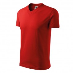Adler Ανδρικό Διαφημιστικό T-shirt Κοντομάνικο σε Κόκκινο Χρώμα MLI-10207