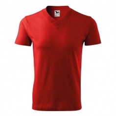 Adler Ανδρικό Διαφημιστικό T-shirt Κοντομάνικο σε Κόκκινο Χρώμα MLI-10207