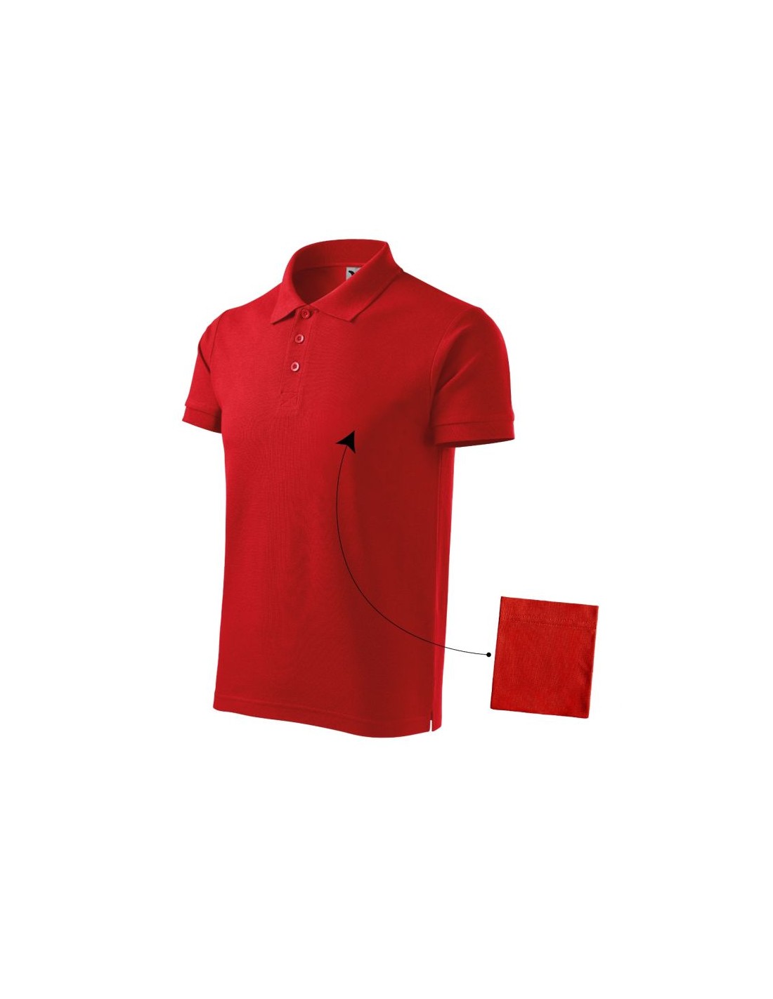 Adler - ΣΗΜΑΝΤΙΚΟ: Σε περίπτωση διαφοράς τιμής από το κατάστημα ισχύει παντα και μόνο η τιμή του καταστήματος Adler Ανδρική Διαφημιστική Μπλούζα Κοντομάνικη σε Κόκκι