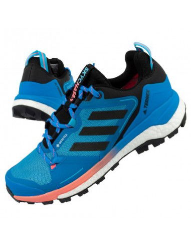 Adidas Terrex Skychaser 2.0 GZ0321 Ανδρικά Ορειβατικά Παπούτσια Αδιάβροχα με Μεμβράνη Gore-Tex Blue Rush / Grey Six / Turbo