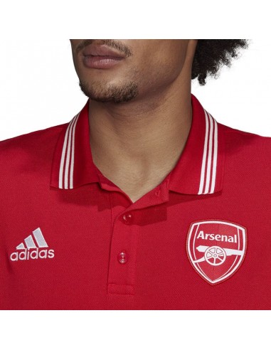 Adidas 3-Stripes Ανδρικό T-shirt Polo Κόκκινο HF4047