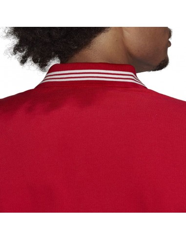 Adidas 3-Stripes Ανδρικό T-shirt Polo Κόκκινο HF4047