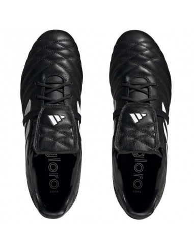 Adidas Παιδικά Ποδοσφαιρικά Παπούτσια Copa Gloro με Τάπες Χωρίς Κορδόνια Core Black / Cloud White GY9045