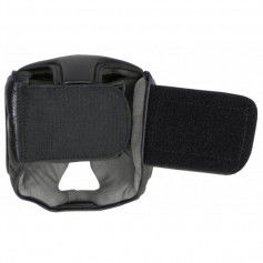 Sport Masters KSS4B1 0228-01M Κάσκα Πυγμαχίας Ενηλίκων Κλείστού Τύπου Δερμάτινη Μαύρη