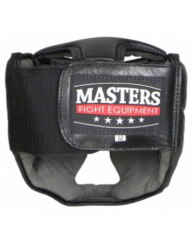 Sport Masters KSS4B1 0228-01M Κάσκα Πυγμαχίας Ενηλίκων Κλείστού Τύπου Δερμάτινη Μαύρη