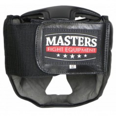 Sport Masters KSS4B1 0228-01M Κάσκα Πυγμαχίας Ενηλίκων Κλείστού Τύπου Δερμάτινη Μαύρη