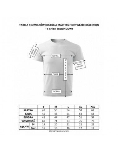 Masters Fightwear Collection "Warrior" training shirt M 06119M