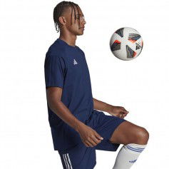 Adidas Ανδρικό T-shirt Navy Μπλε Μονόχρωμο HK8035