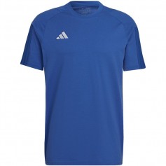 Adidas Tiro 23 Competition Ανδρικό T-shirt Μπλε με Λογότυπο HU1321