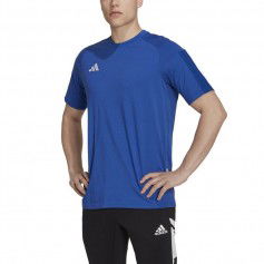 Adidas Tiro 23 Competition Ανδρικό T-shirt Μπλε με Λογότυπο HU1321