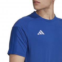 Adidas Tiro 23 Competition Ανδρικό T-shirt Μπλε με Λογότυπο HU1321