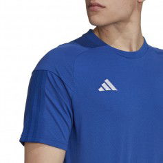 Adidas Tiro 23 Competition Ανδρικό T-shirt Μπλε με Λογότυπο HU1321