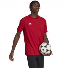 Adidas Tiro 23 Competition Ανδρικό T-shirt Κόκκινο με Λογότυπο HI3051