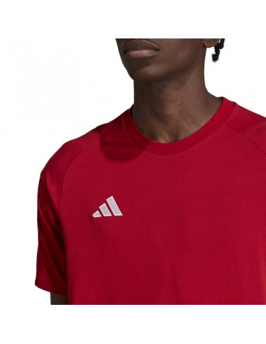 Adidas Tiro 23 Competition Ανδρικό T-shirt Κόκκινο με Λογότυπο HI3051