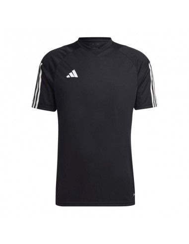 Adidas Tiro 23 Training Αθλητικό Ανδρικό T-shirt Μαύρο με Λογότυπο HK7638