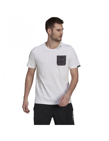 Adidas Terrex Ανδρικό T-shirt Λευκό Μονόχρωμο GU8993