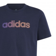 Adidas Παιδικό T-shirt Μπλε IB9139