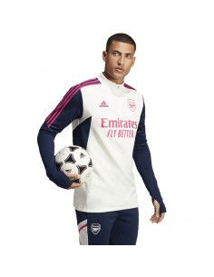 Adidas Condivo 22 Ανδρική Μπλούζα με Φερμουάρ Μακρυμάνικη Off White / Collegiate Navy HT4437 2