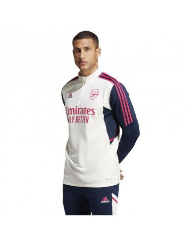 Adidas Condivo 22 Ανδρική Μπλούζα με Φερμουάρ Μακρυμάνικη Off White / Collegiate Navy HT4437