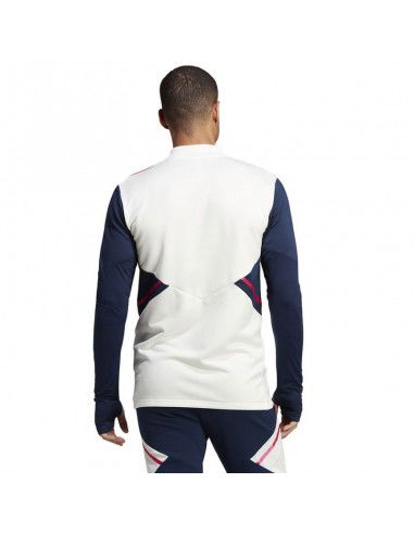 Adidas Condivo 22 Ανδρική Μπλούζα με Φερμουάρ Μακρυμάνικη Off White / Collegiate Navy HT4437