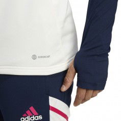 Adidas Condivo 22 Ανδρική Μπλούζα με Φερμουάρ Μακρυμάνικη Off White / Collegiate Navy HT4437