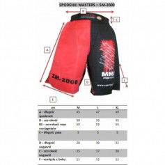 Shorts for MMA Masters SM2000 M 062000M